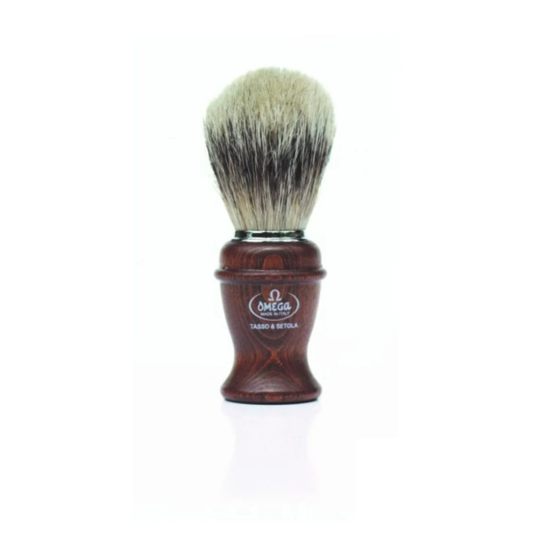 Omega Blaireaux Pure Badger Shaving Brush #3692