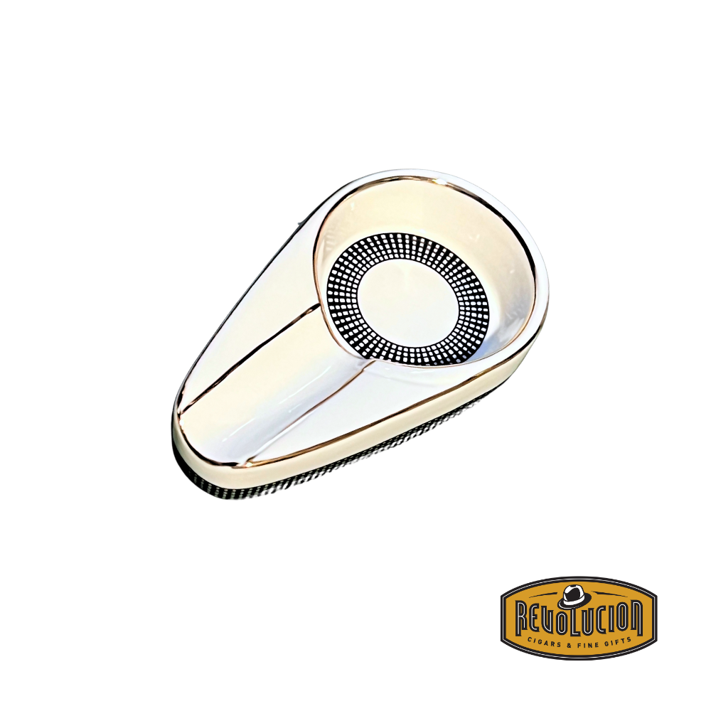 Cendrier pour cigare individuel Visol Absolem blanc grand format