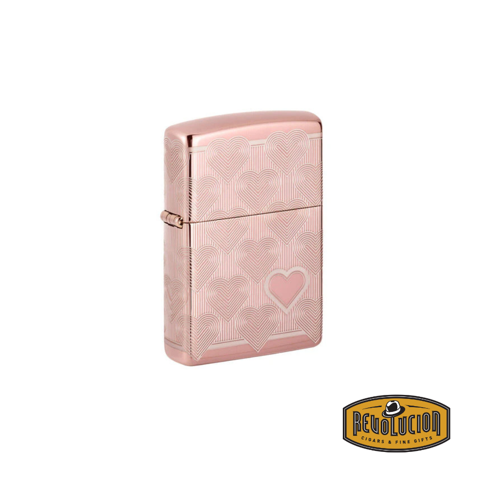 Zippo Romantic Heart Design Lighter