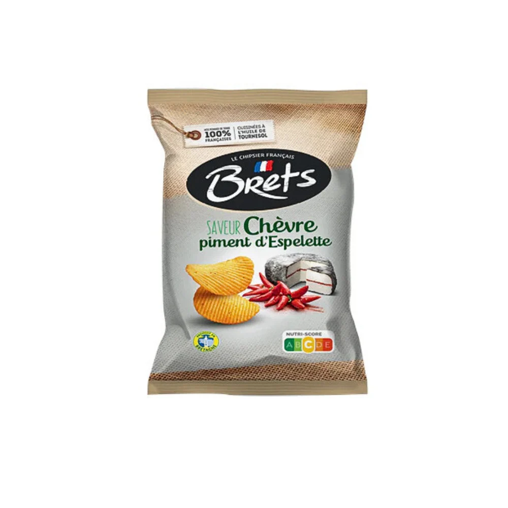 Brets Espelette Chilli Goat Cheese Chips