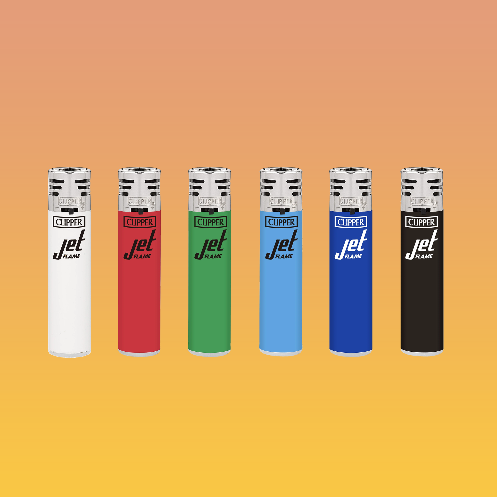 Briquet Clipper Torch à flamme unique en plastique