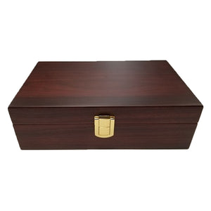 Clasp Wooden Travel Humidor - 12 Count