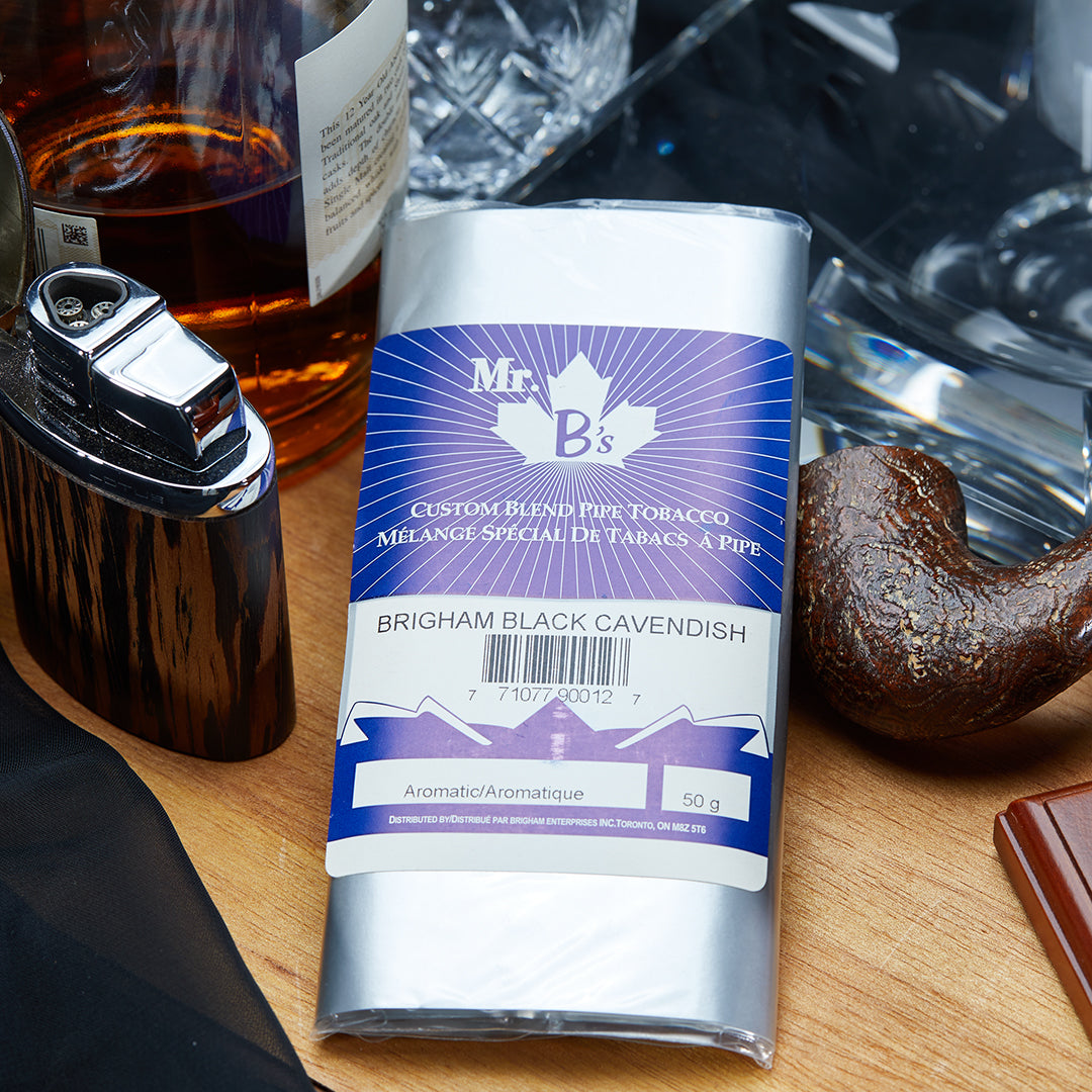 Mr. B's Black Cavendish Pipe Tobacco - 50g