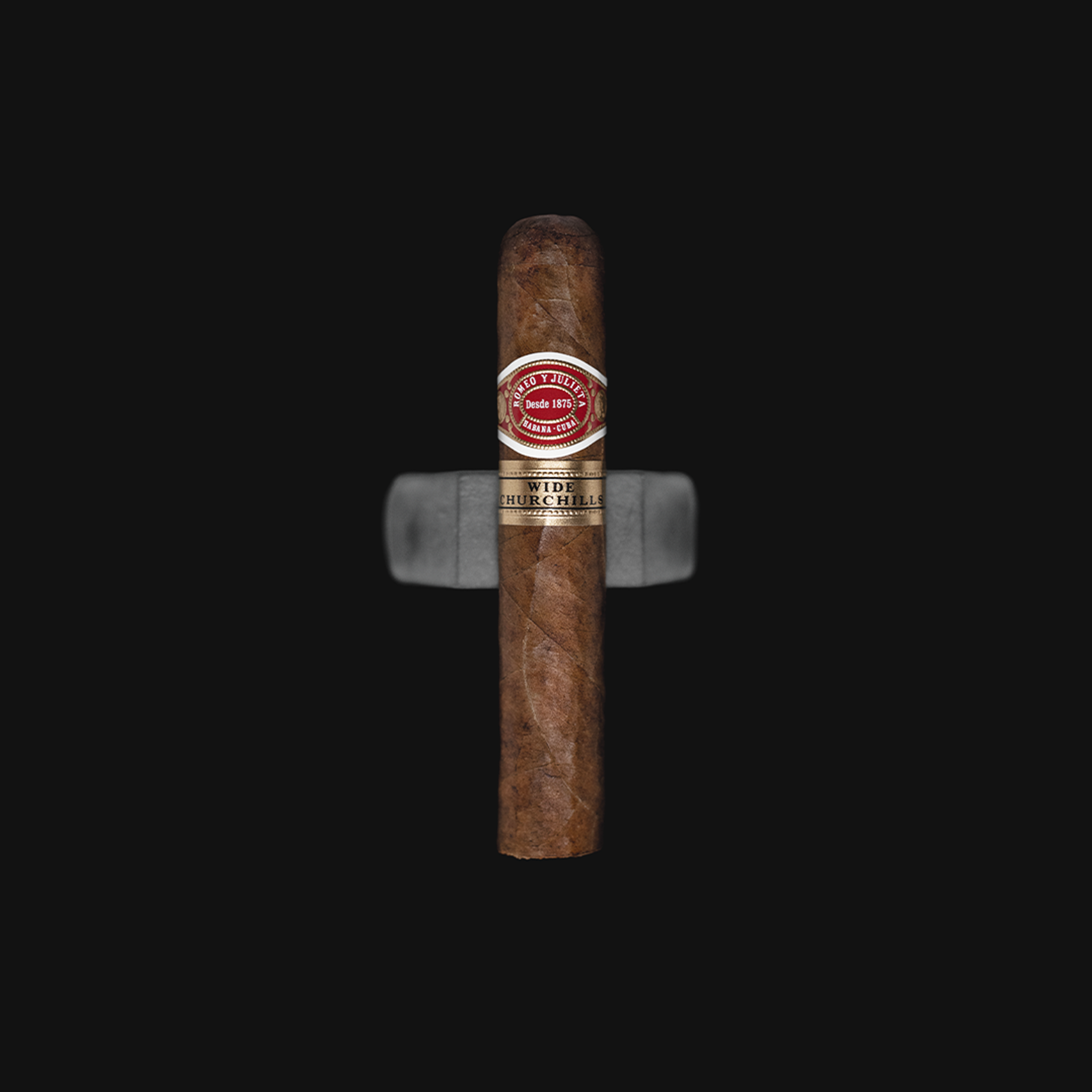 Cigares cubains Romeo Y Julieta Wide Churchill Robusto de force moyenne