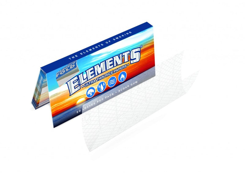 Elements Ultra-Thin 1 1/4 Rolling Paper - 50 Leaves