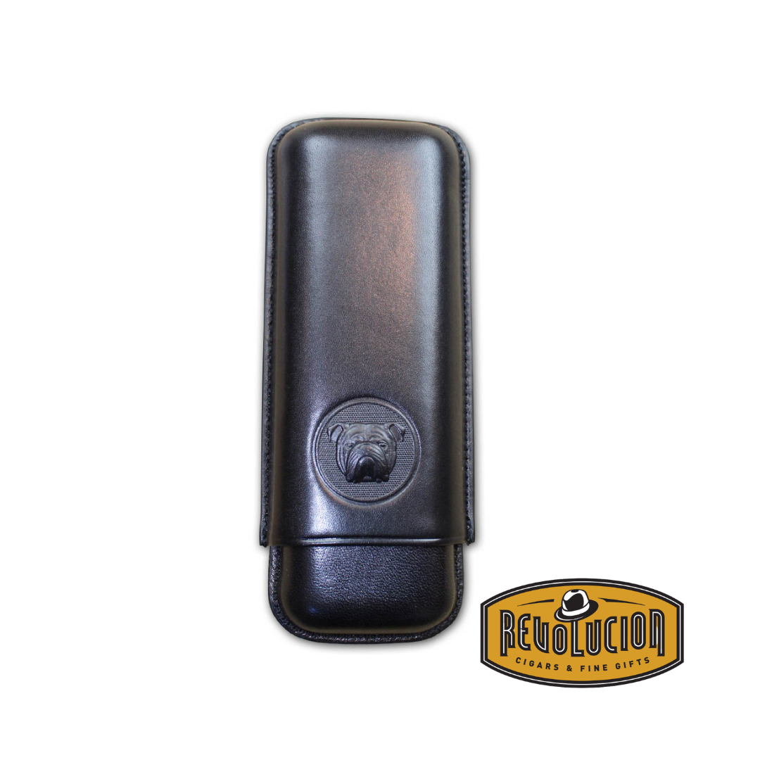 The White Spot Bulldog Cigar Case Corona (2F) - Black