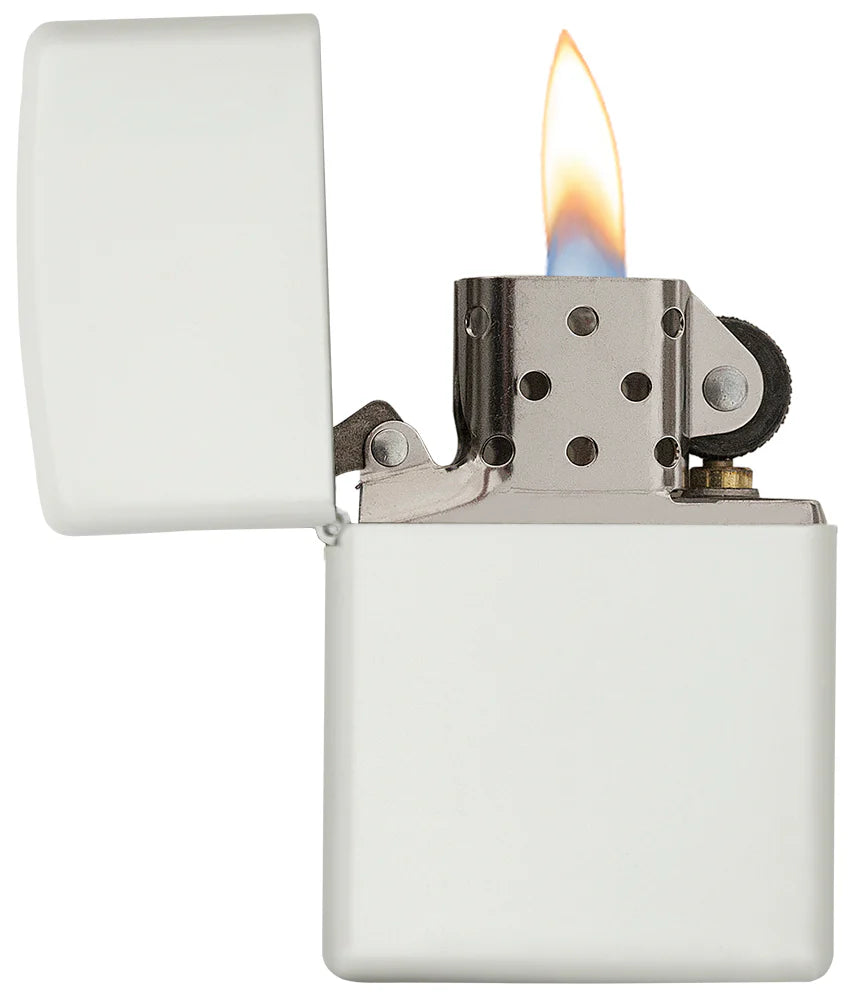 Zippo White Matte Design Lighter