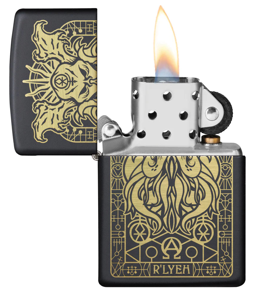 Zippo Cthulhu Lovecraft Design Lighter