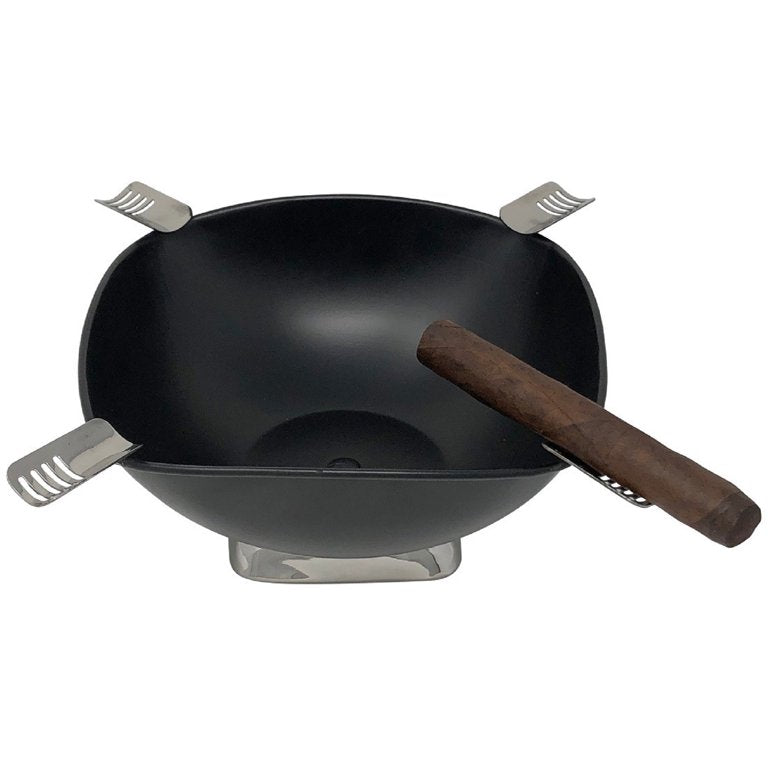 Prestige Smokin Ash Quadrangle Ashtray - Black