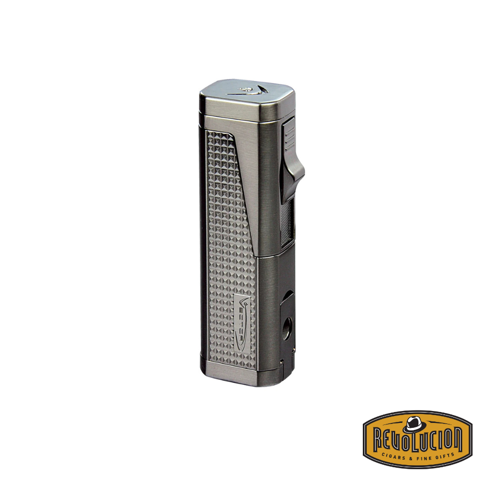 Briquet torche Vector Urbano Gunmetal Satin