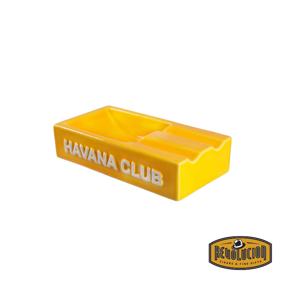 Club Havana Secundo Ashtray - Yellow Sun/Jaune Soleil