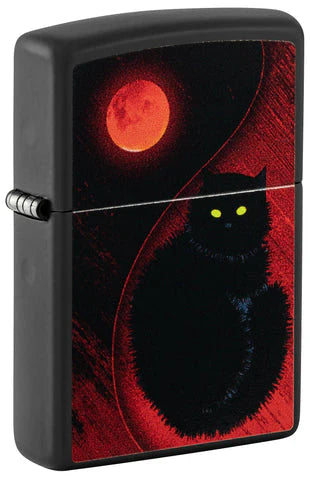 Zippo Black Cat Design Lighter