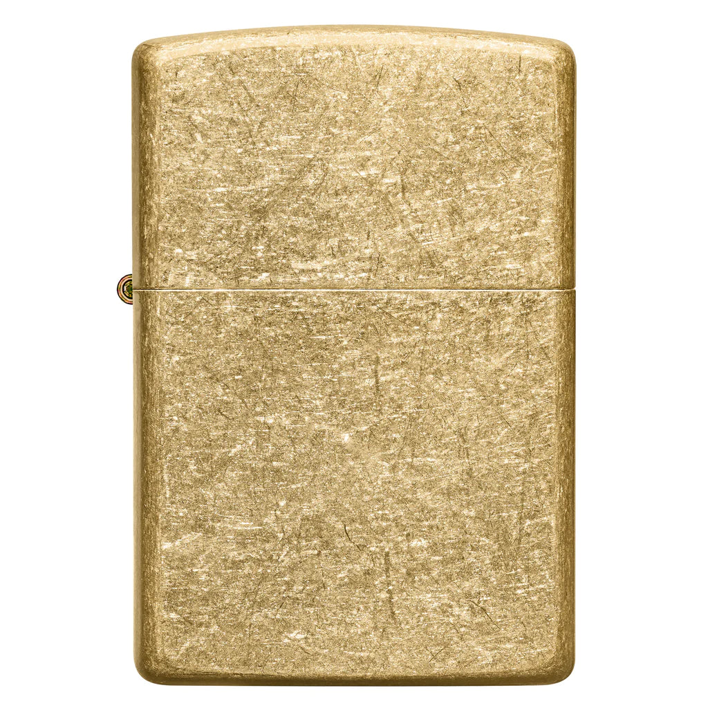Zippo Tumbled Brass Lighter