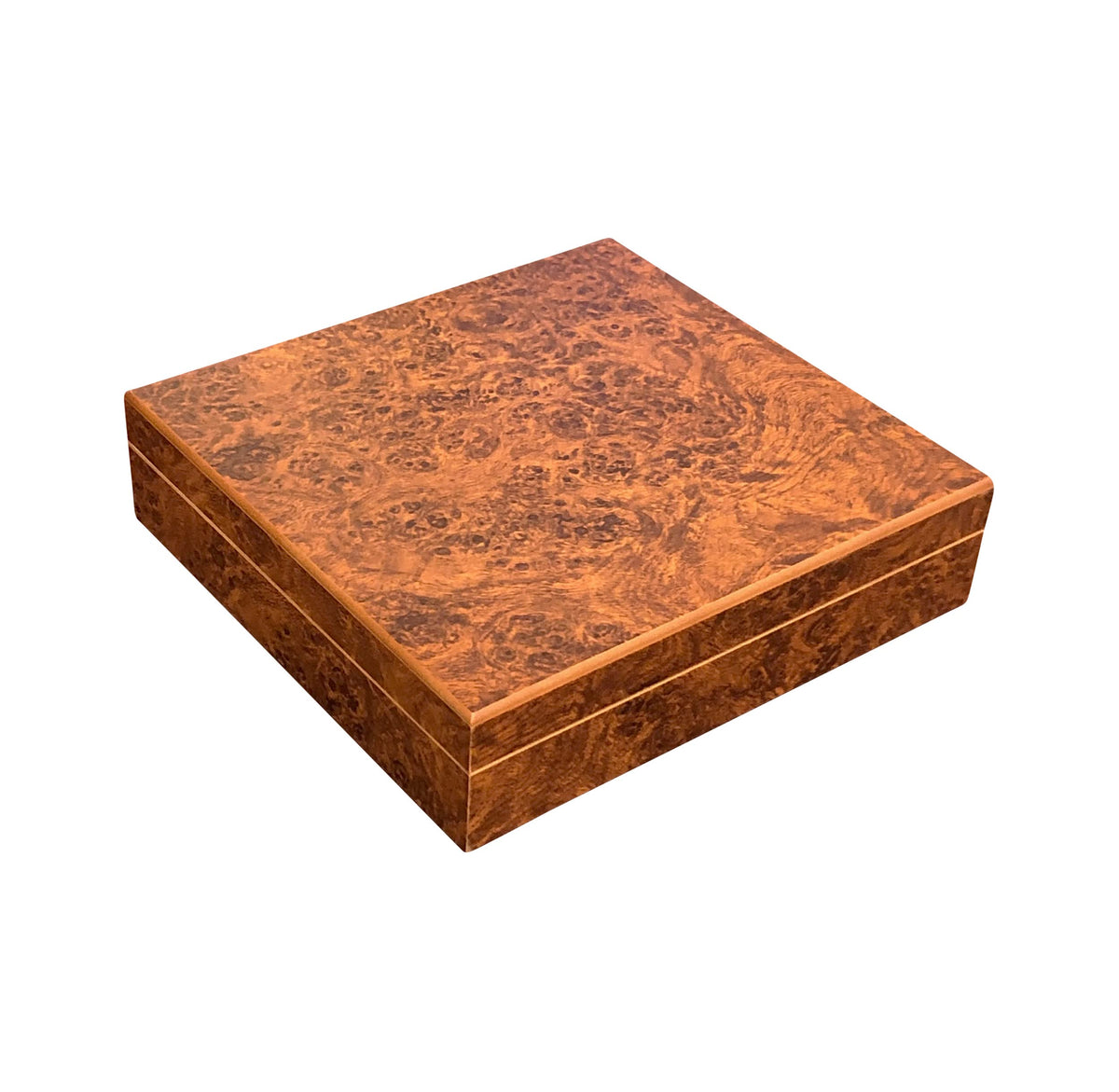 Prestige Chateau 20 Count Cigar Humidor Burl