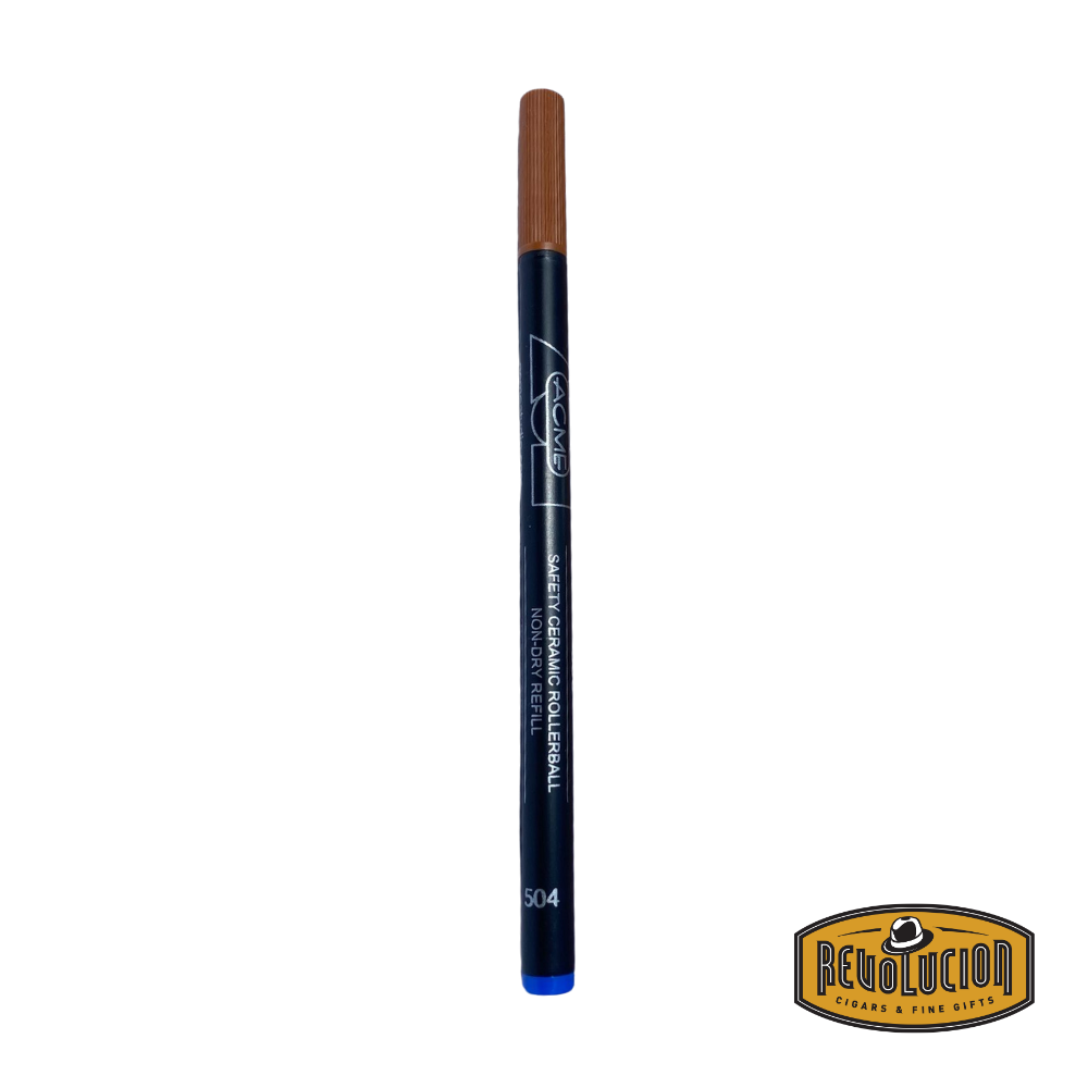 Acme Refill RB Blue ballpoint ink cartridge in retail packaging.