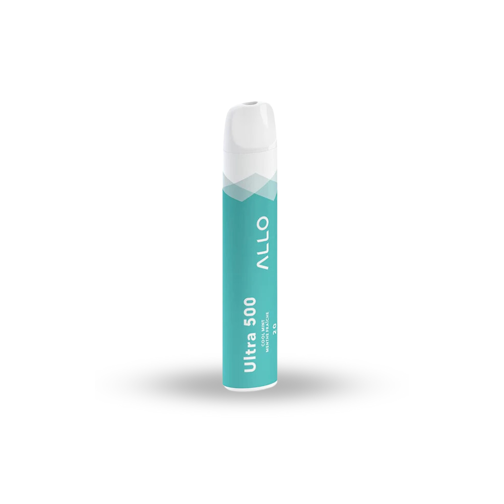 Allo Ultra 500 Disposable vape - cool mint 20mg/ml. Revolucion Lifestyle Vancouver, best smoke shop online and instore.