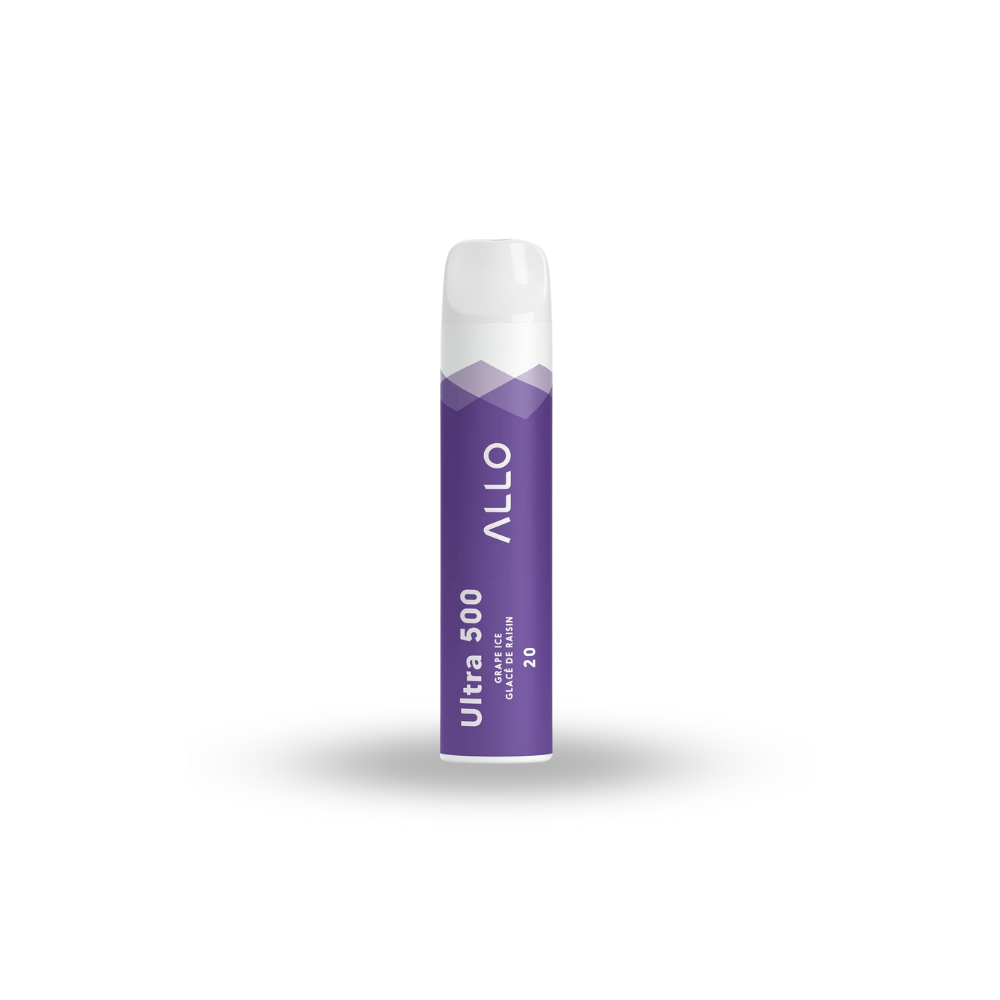 Allo Ultra 500 Disposable  - Grape Ice 20mg/ml. Revolucion Lifestyle Vancouver, best smoke shop online and instore.