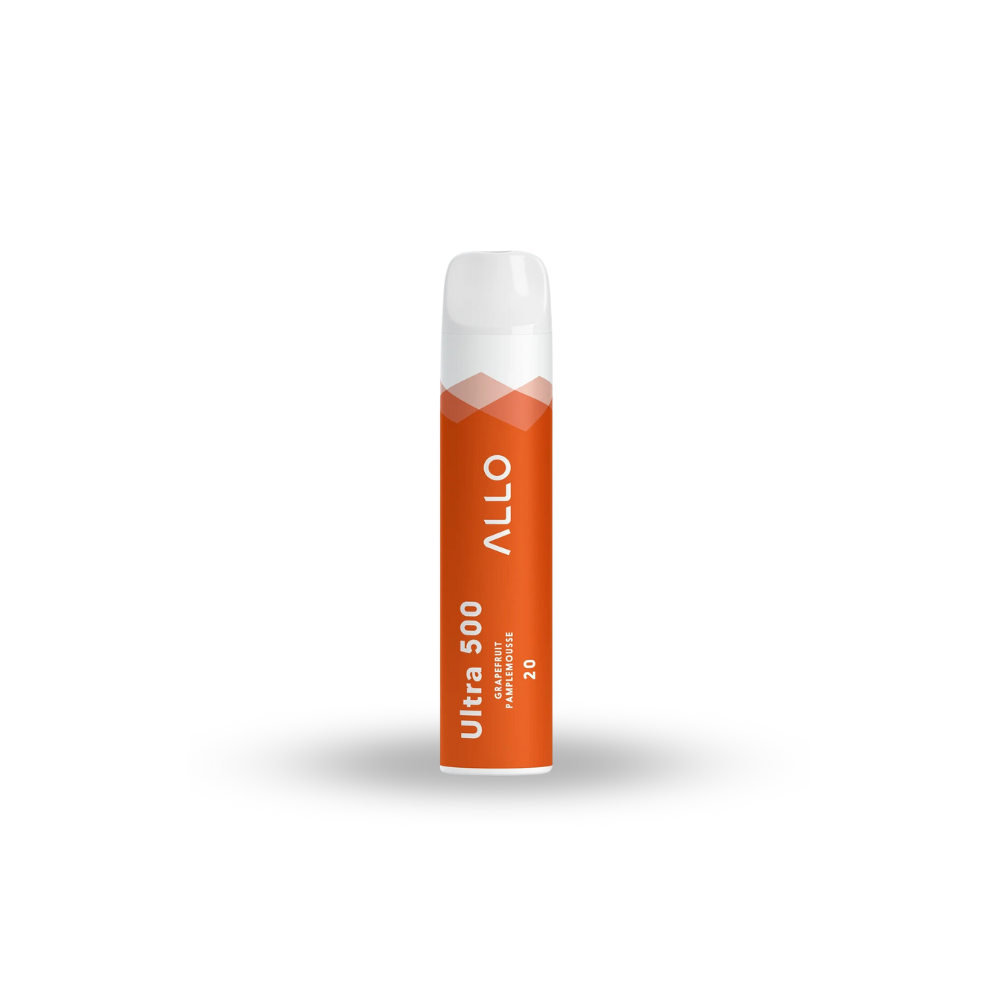 Allo Ultra 500  Disposable vape - Grapefruit 20mg/ml. Revolucion Lifestyle Vancouver, best smoke shop  online and instore. 