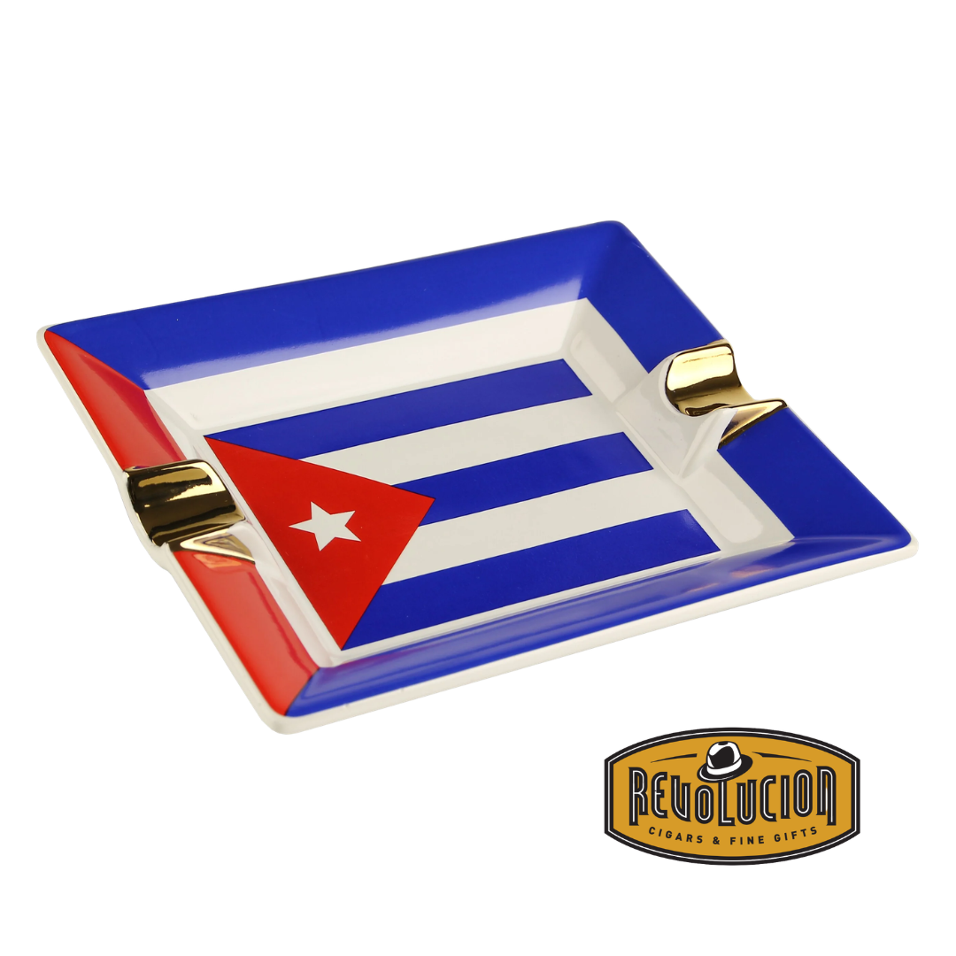 Ashtray Cuban Flag