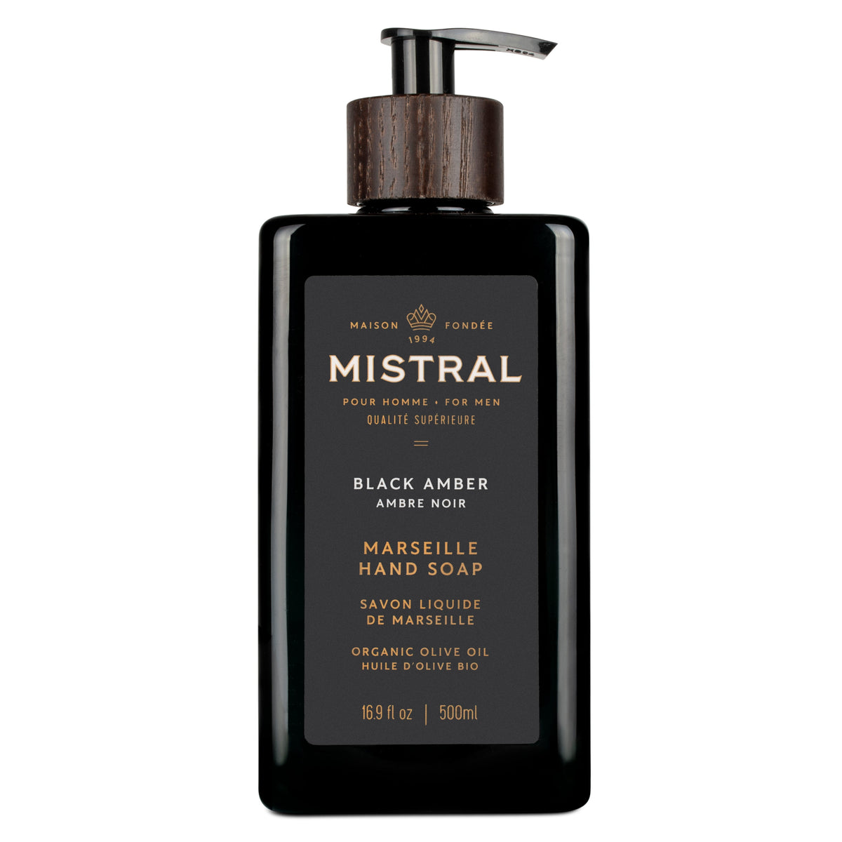 Mistral Hand Soap 16.9FL - Black Amber