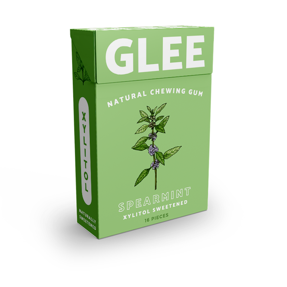 Glee Gum Xylitol Sweetened Spearmint Gum