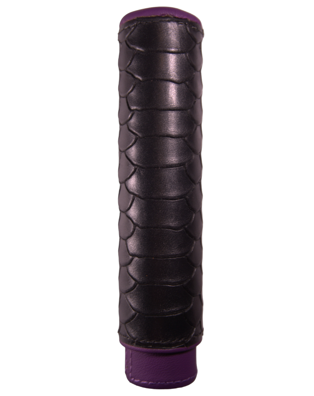 Brizard &amp; Co Single Cigar Tube - Black Python &amp; Purple