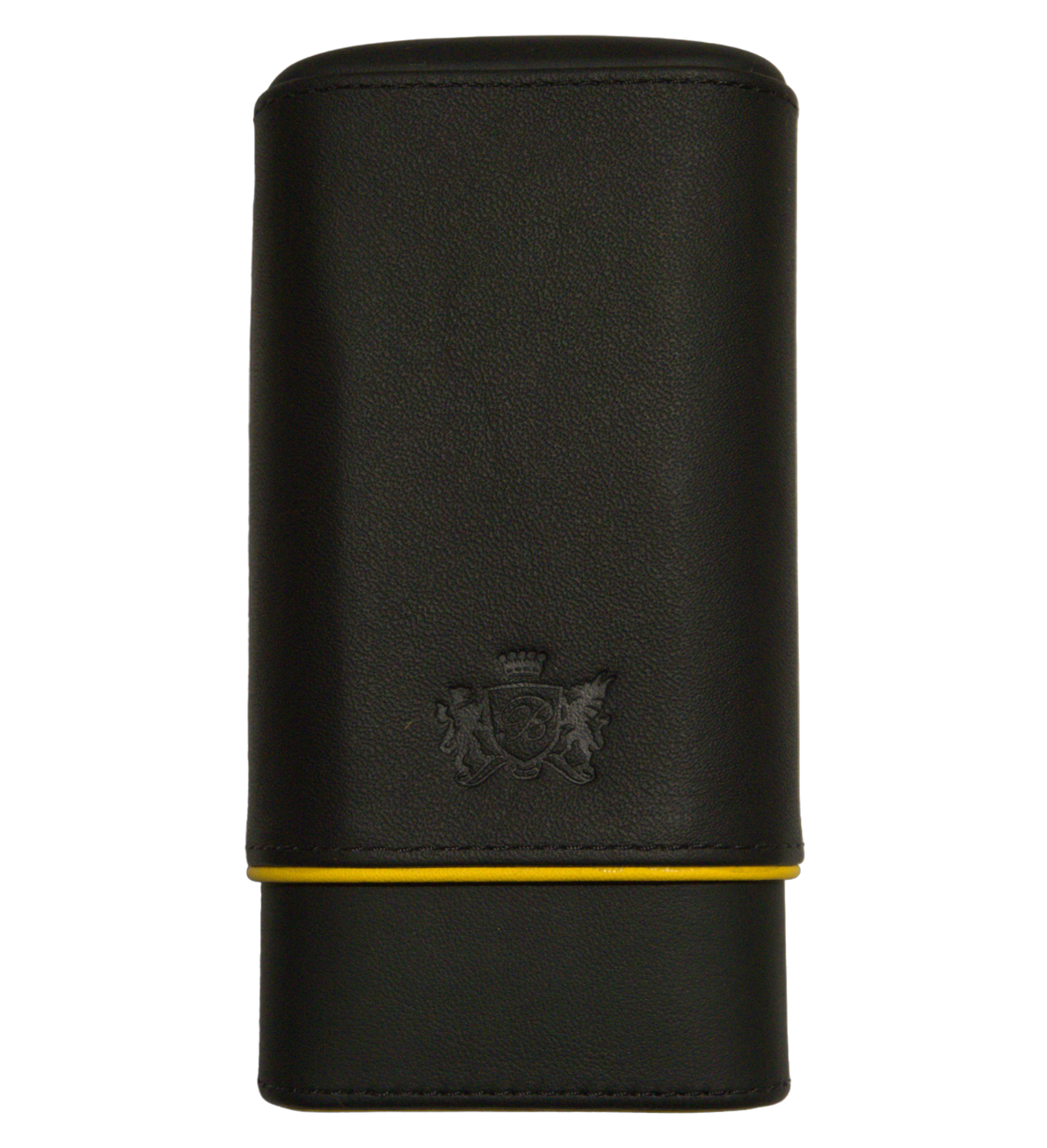 Brizard &amp; Co Show Band 3 Cigar Case - Racing Black &amp; Yellow