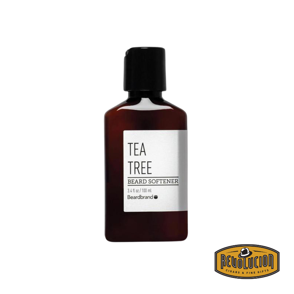 Beardbrand Beard Softener Tea Tree – Bottle of conditioning beard softener in the Tea Tree scent.