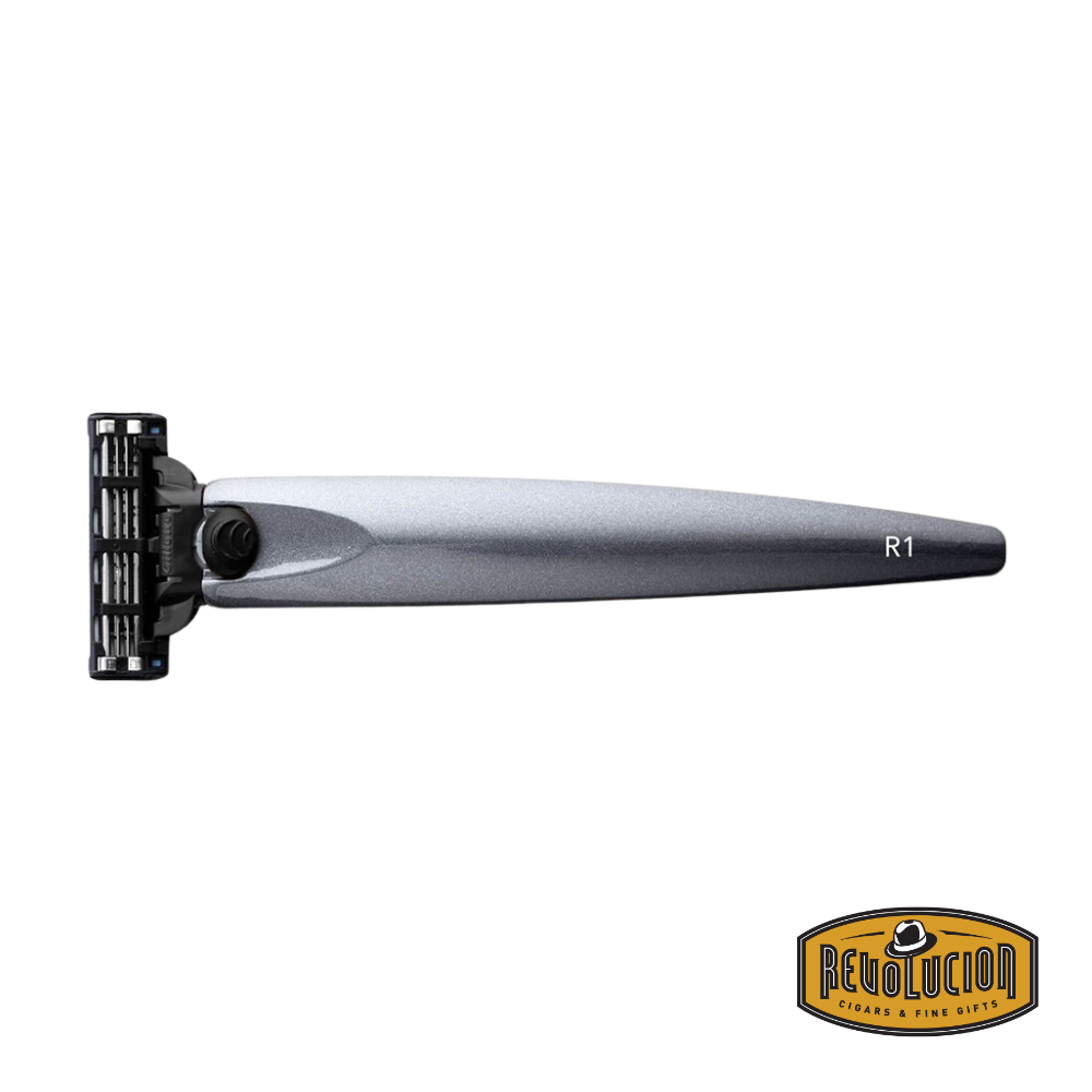 Bolin Webb R1 Graphite Razor shown from the front.