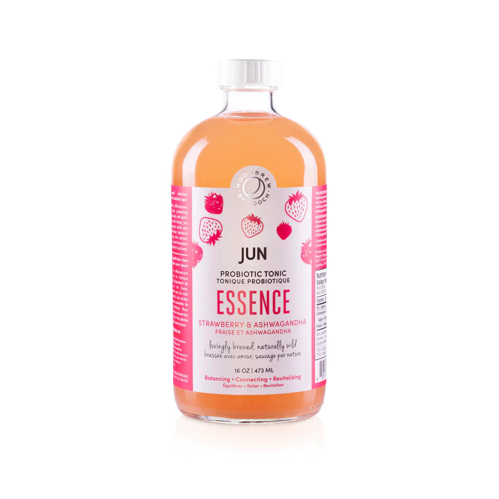 Booch Essence Strawberry &amp; Ashwagandha Kombucha 473 mL (16oz)