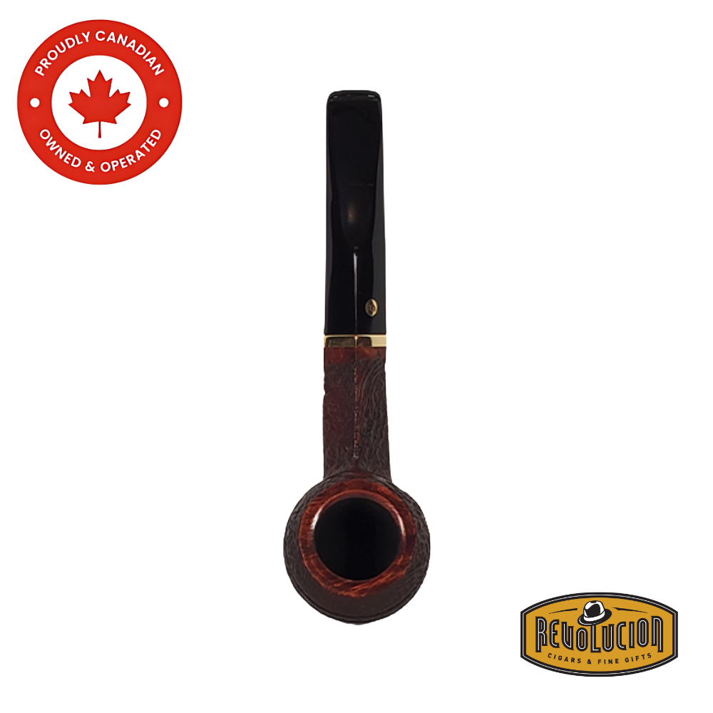Top view of the Brigham Tundra #29 Smoking Pipe, revealing the bowl's depth and craftsmanship.
