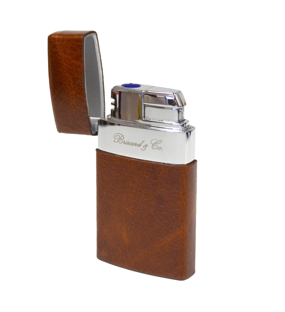 Brizard &amp; Co Venezia Single Flame Lighter - Antique Saddle