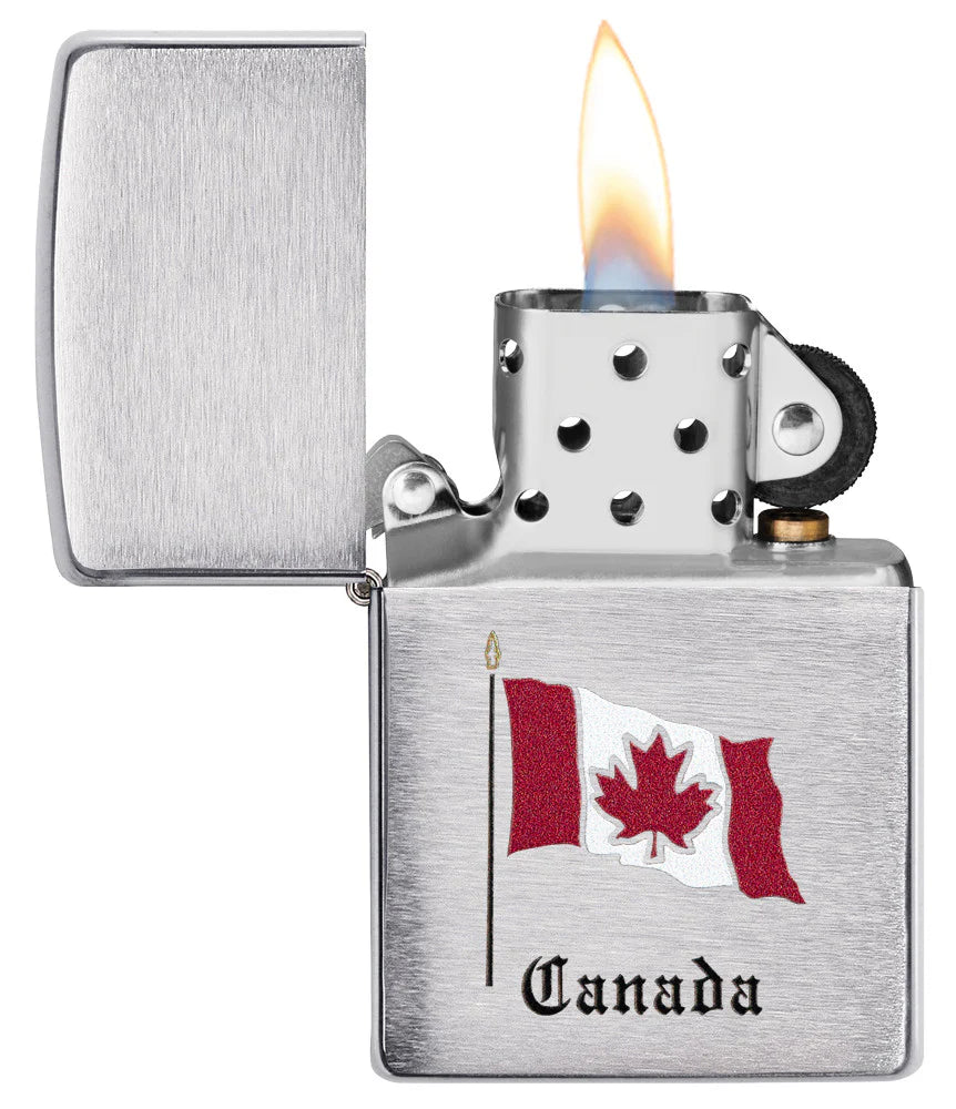 Zippo Canada Flag Souvenir Design Lighter