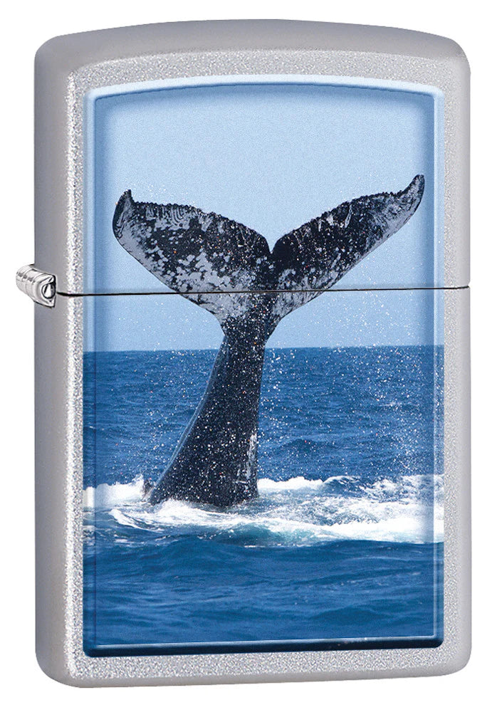 Zippo Diving Whale Design Lighter