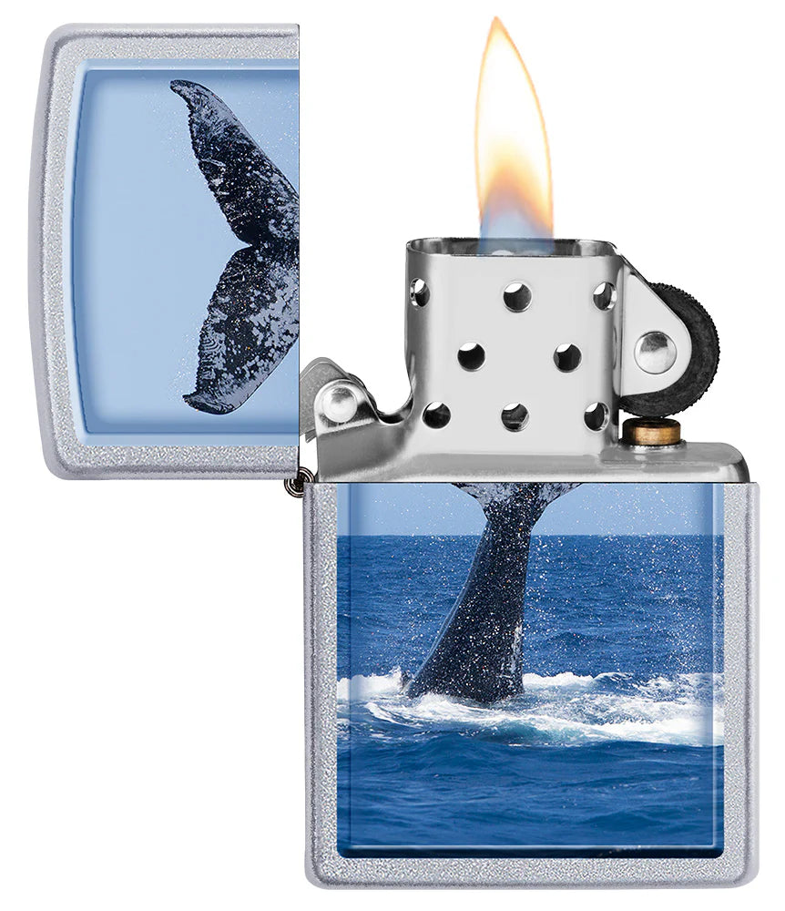 Zippo Diving Whale Design Lighter