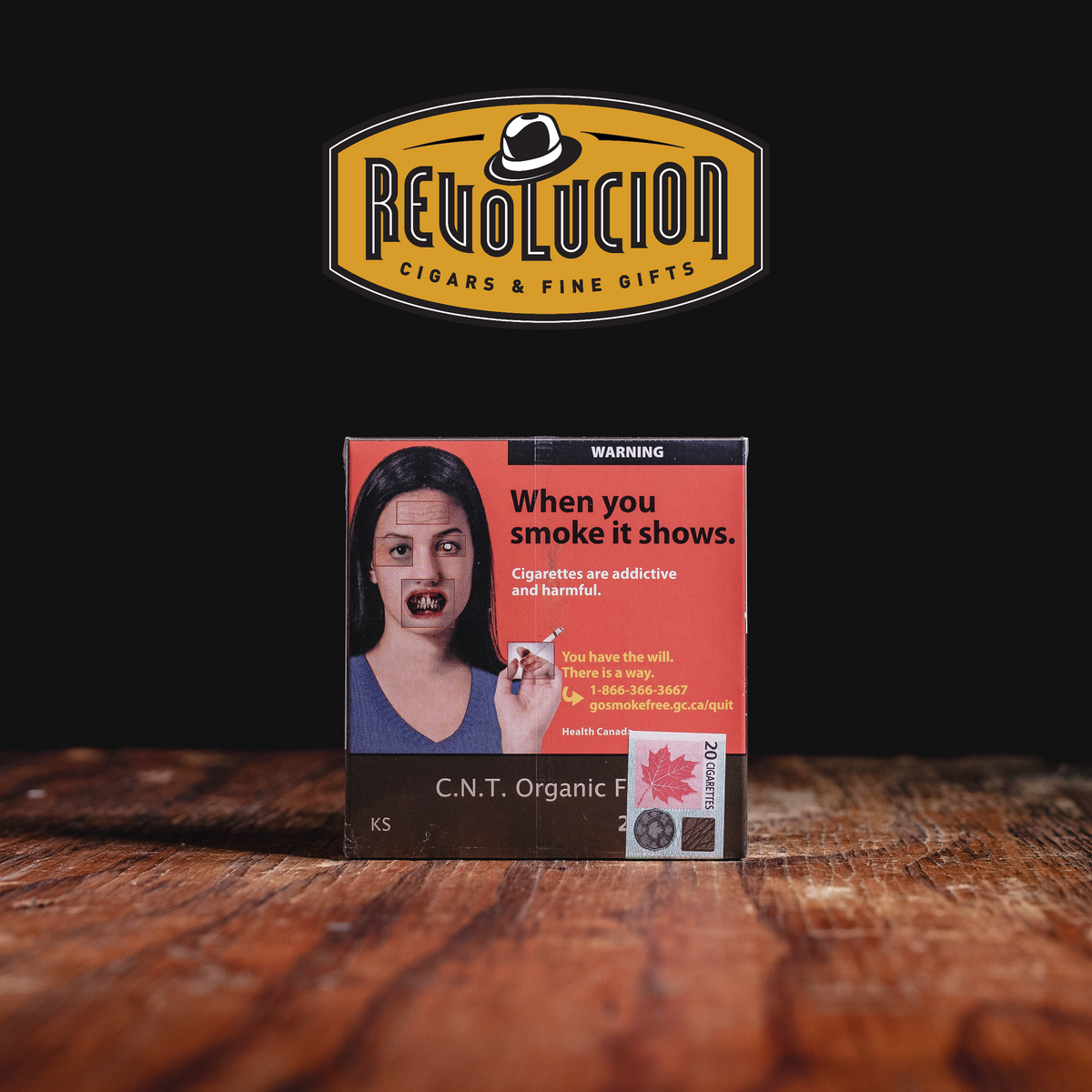 CNT Organic Full King Size Cigarettes - Pack of 20