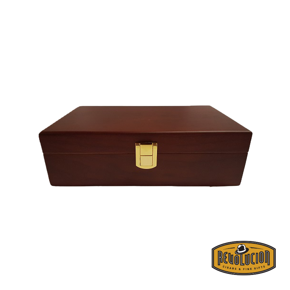 Clasp Wooden Travel Humidor - 12 Count