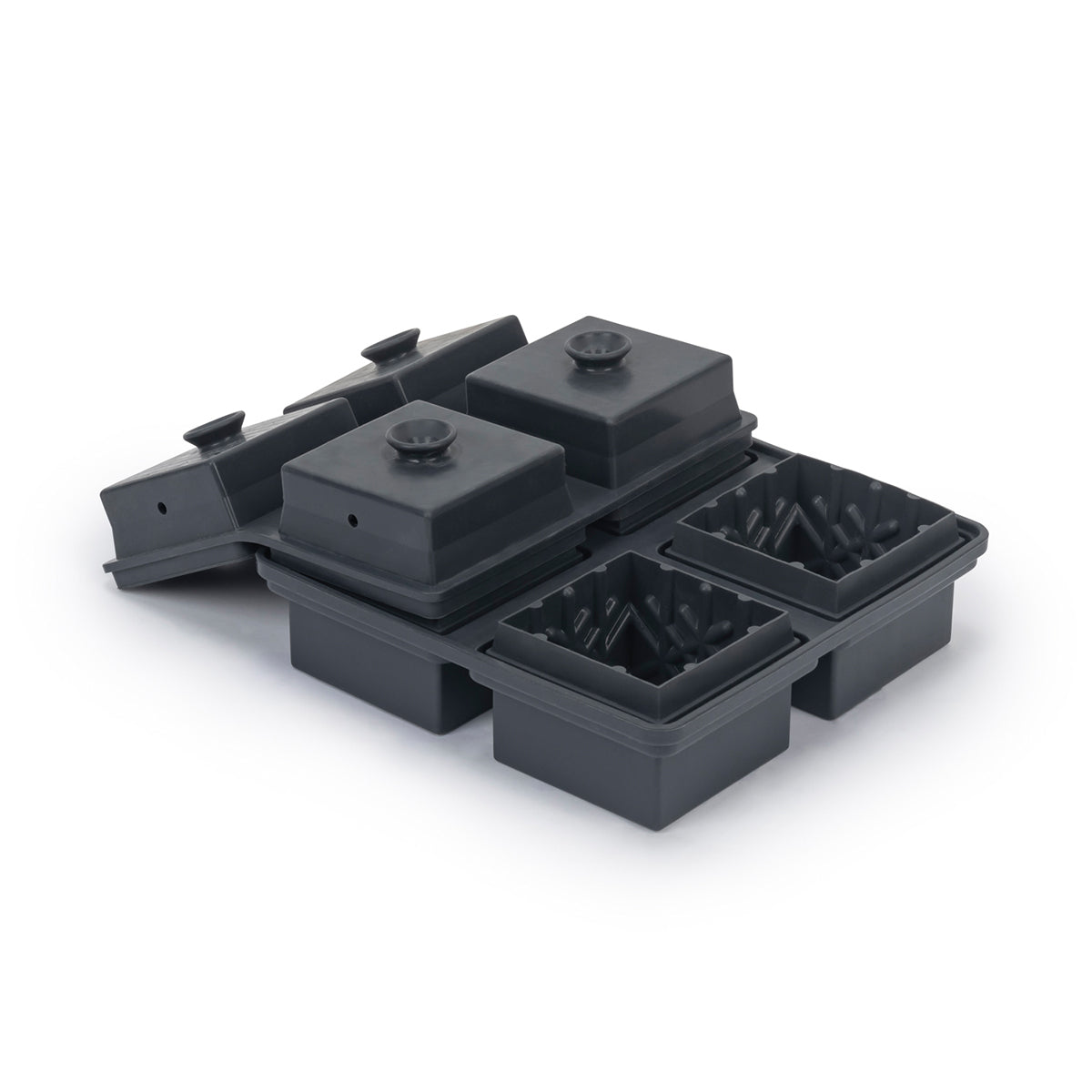 W&P Cocktail Ice Crystal Tray Charcoal