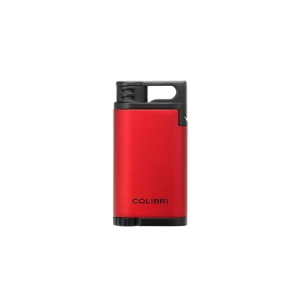 Colibri Belmont Single Jet Flame Lighter - Red &amp; Black