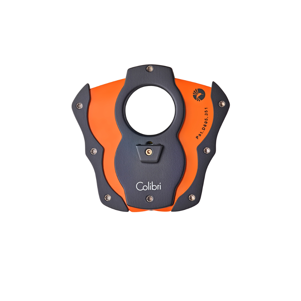 Colibri Cigar Cutter Black & Orange
