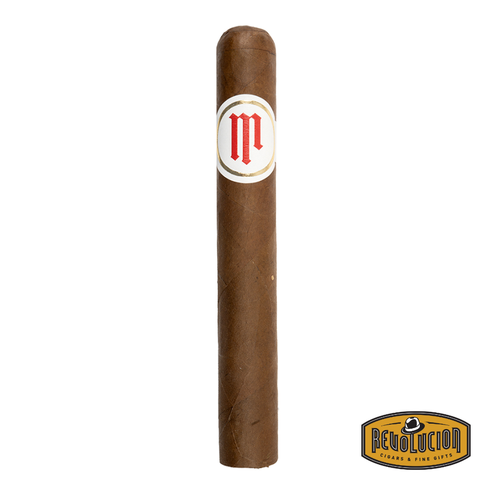 Crowned Heads Mil Dias Sublime Toro Medium Strength Nicaraguan Cigar placed on a white background with the Revolucion logo, showcasing its smooth wrapper and classic band design.