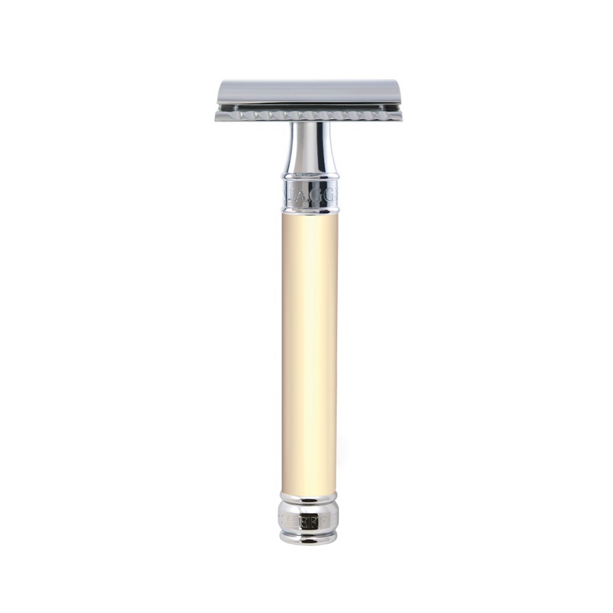 Edwin Jagger DE Safety Razor, Extra Long&#39; Handle, Ivory. Shaving and grooming, Revolucion Lifestyles, mens gifts and lifestyle store in Vancouver.