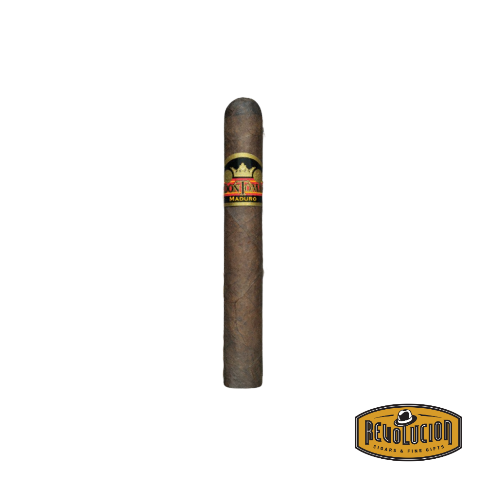 Don Tomas Maduro Robusto – medium-full strength Honduran cigars with a rich, dark maduro wrapper and bold flavor.