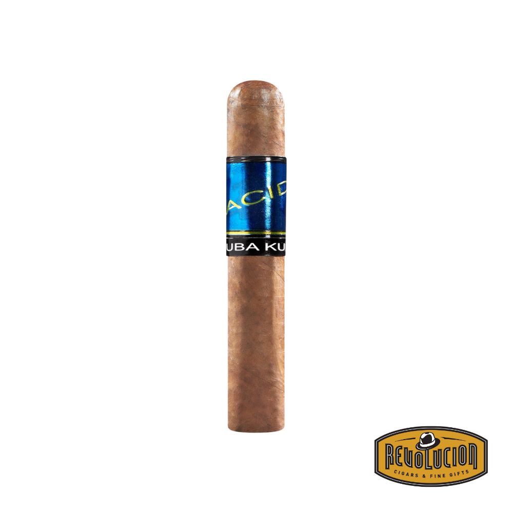 Acid Kuba Kuba Robusto – medium strength Nicaraguan cigar with a rich, aromatic profile and distinct herbal flavors.