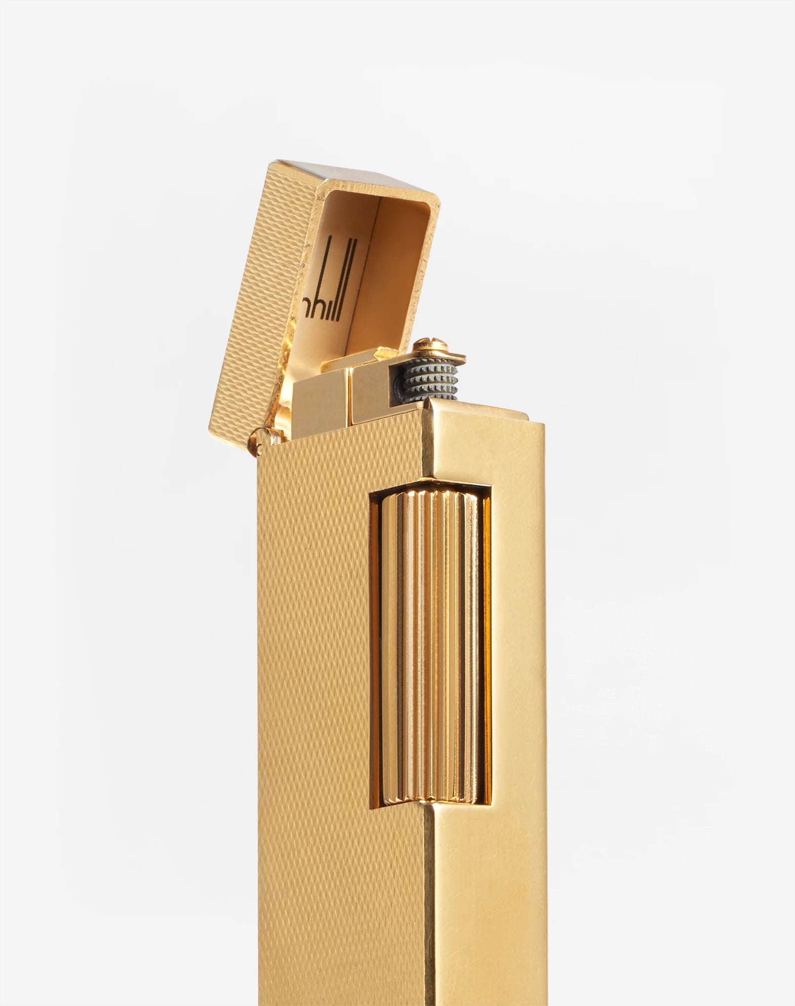 Dunhill Barley Rollagas Gold Plate Lighter