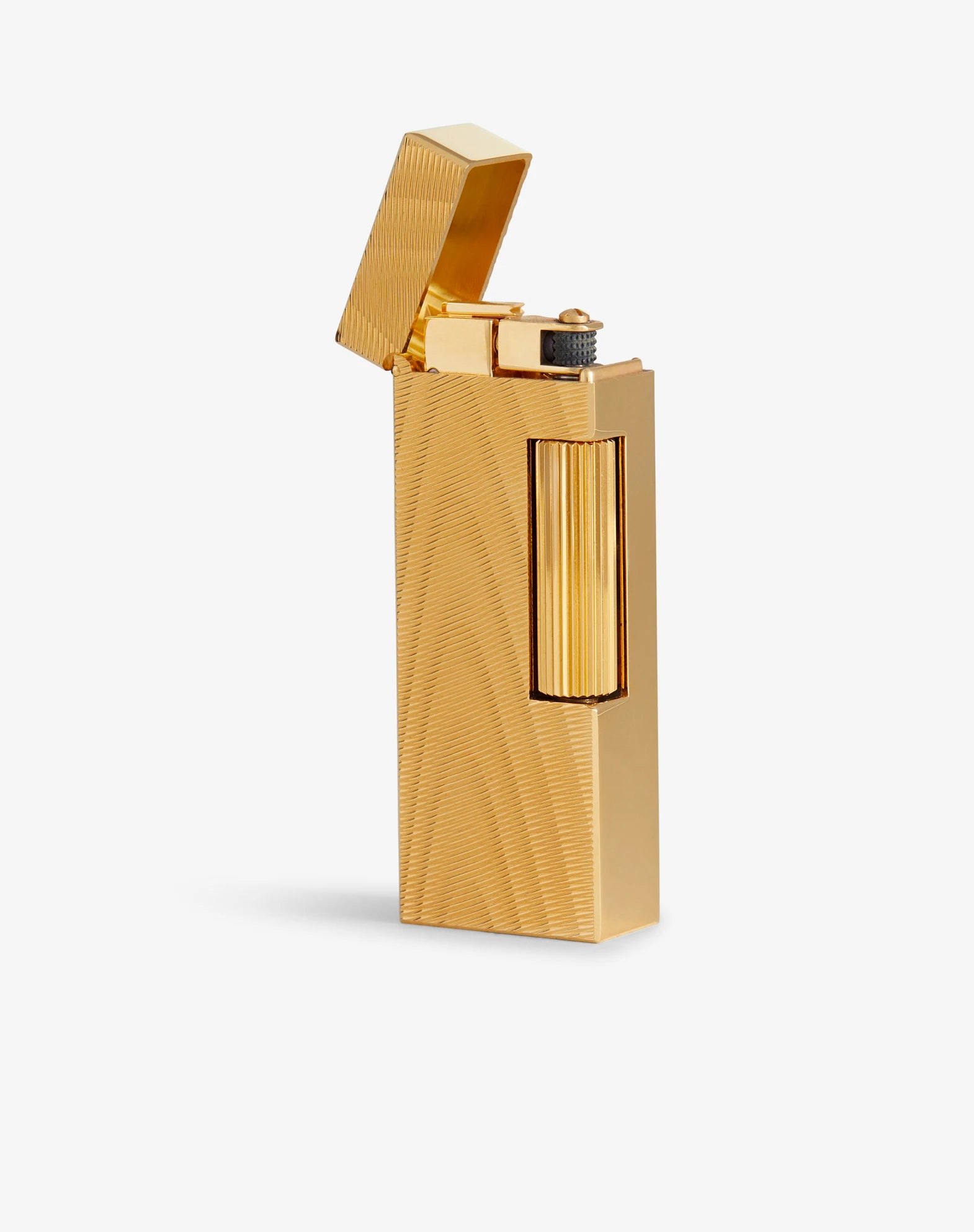 Dunhill Moire Rollagas Gold Plate Lighter