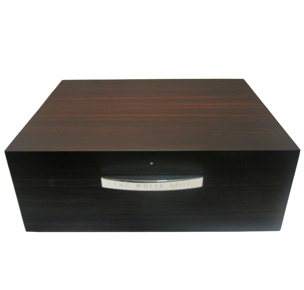 Dunhill White Spot Macassar Ebony Humidor - 50 Count