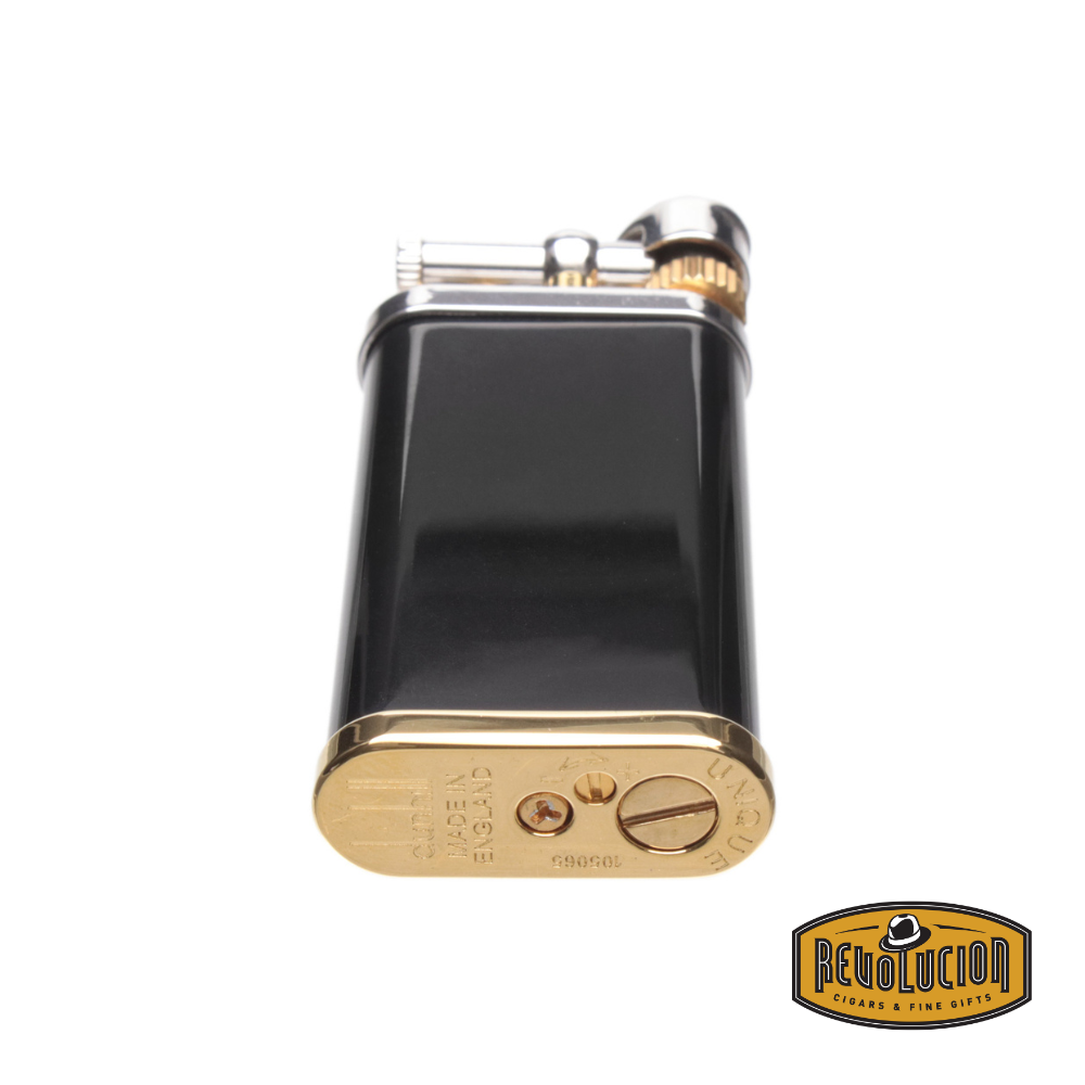 dunhill】◎激レア美品◎DJ刻印◎Pin Stripe漆黒GOLD‼️ Dunhill dunhill】◎激レア美品◎DJ刻印◎Pin Stripe漆黒GOLD‼️ Dunhill