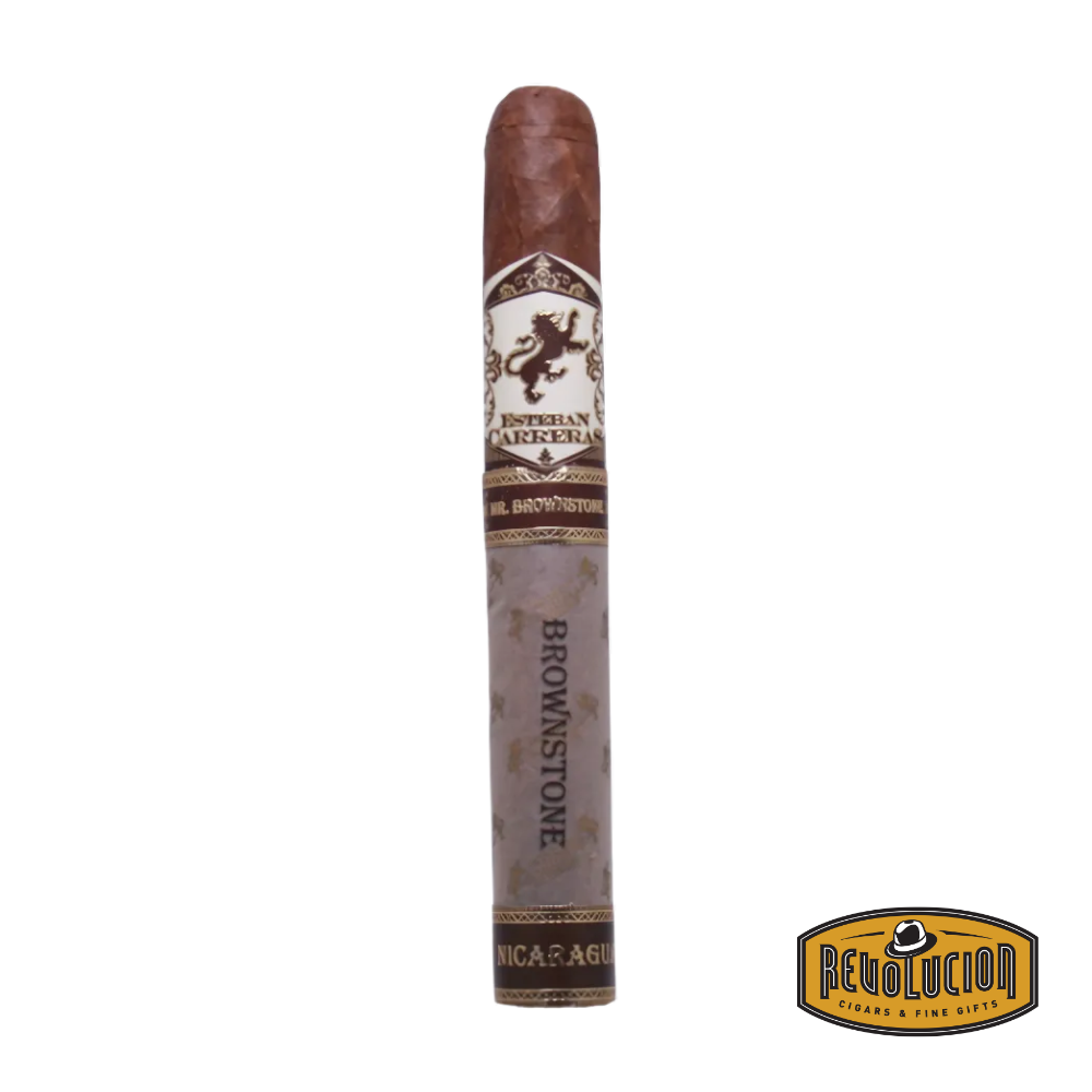 Esteban Carreras Mr. Brownstone Natural Toro Nicaraguan cigars with medium strength, crafted for a smooth yet flavorful experience using select Nicaraguan tobaccos.
