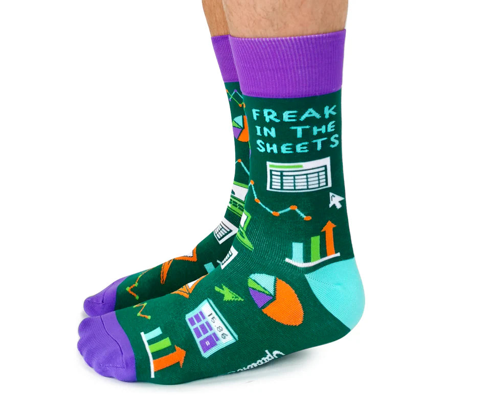 Uptown Calf Length Cotton Unisex Socks - Freak in the Sheets